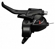 Картинка Шифтер/Тормозная ручка Shimano Tourney ST-EF41 (3 cкорости) 